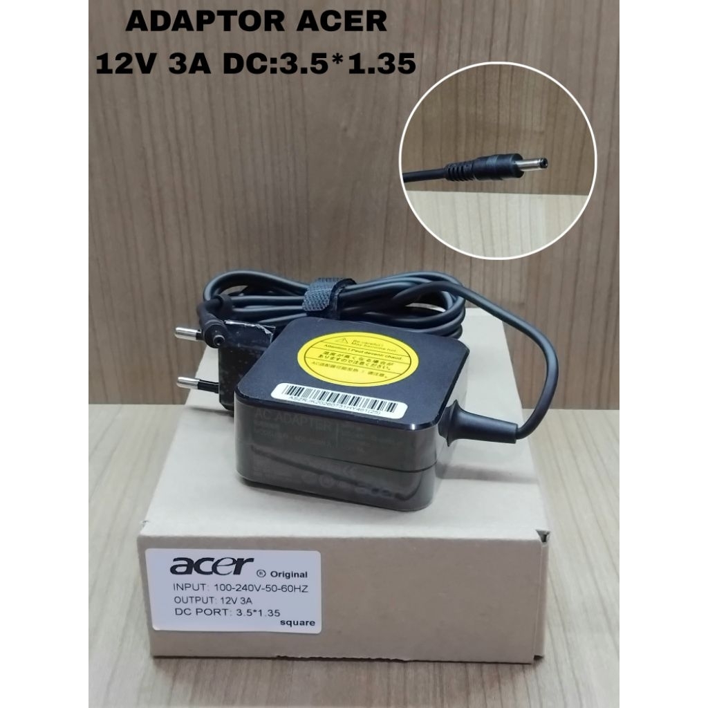 ACER ADAPTER 12V 3A DC 3.5*1.35 สําหรับ Acer Aspire Lite 14 AL14-31 AL14-51 ใหม่แล็ปท็อป Acer Aspire