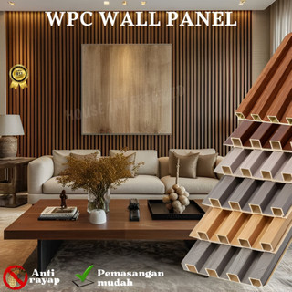 WALL WPC WOOD PANEL WALLPANEL PVC KAYU DINDING Anti Rayap Dan Anti Air Wood Panel WPC 2.9Meter x16cm