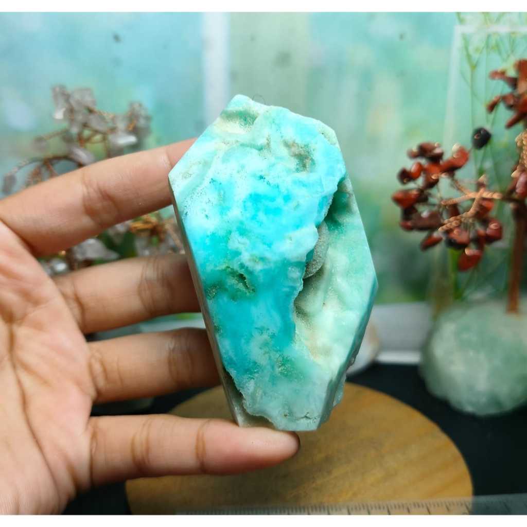 หิน Hemimorpite FreeForm ธรรมชาติ (2)