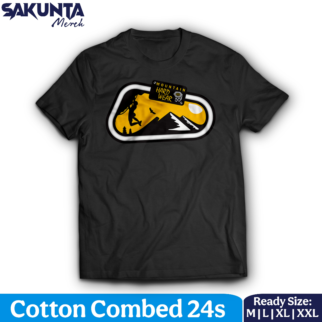 ผู้ชายและผู้หญิง unisex Mountain hardwear กลางแจ้ง Mountain climber เสื้อยืด 7 กระเป๋าโลโก้ merch