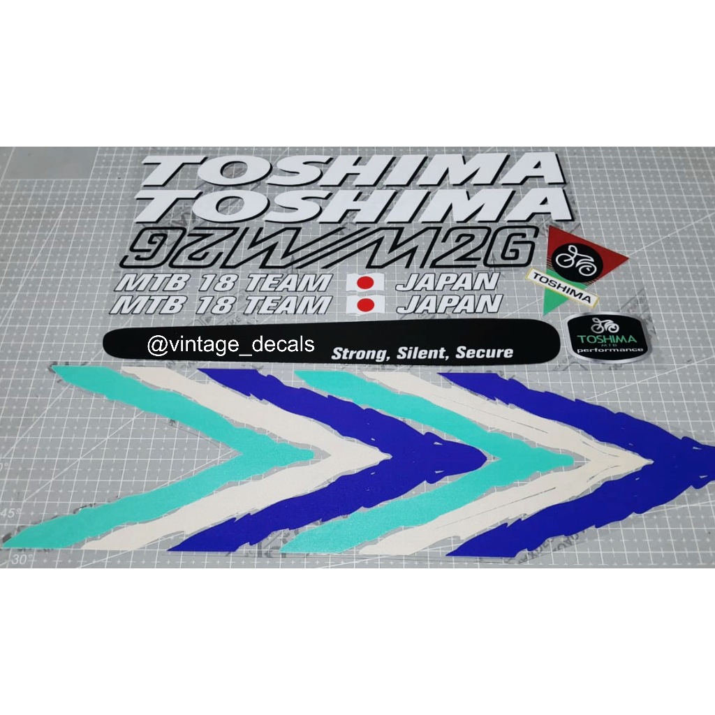 สติ๊กเกอร์จักรยาน TOSHIMA M26