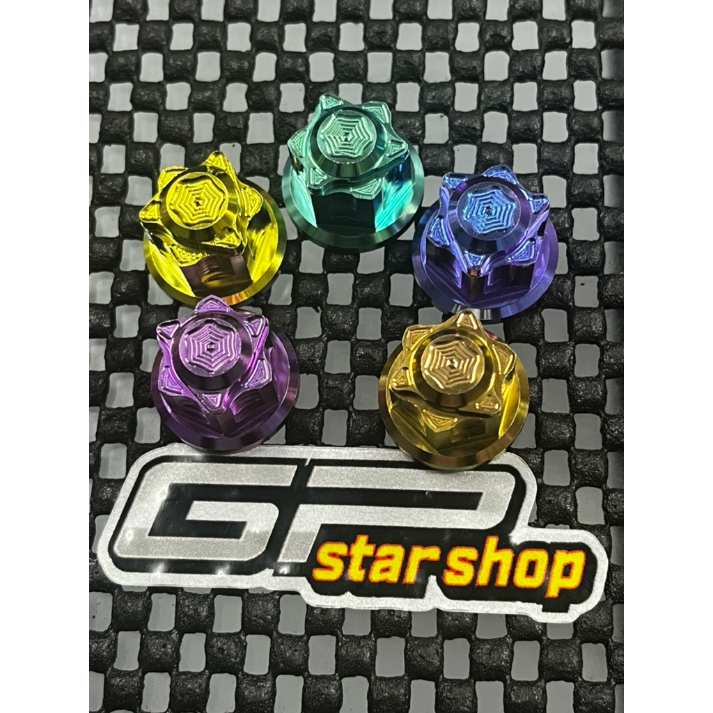 M8 TITANIUM NUT 12 THREAD TITANIUM NUT