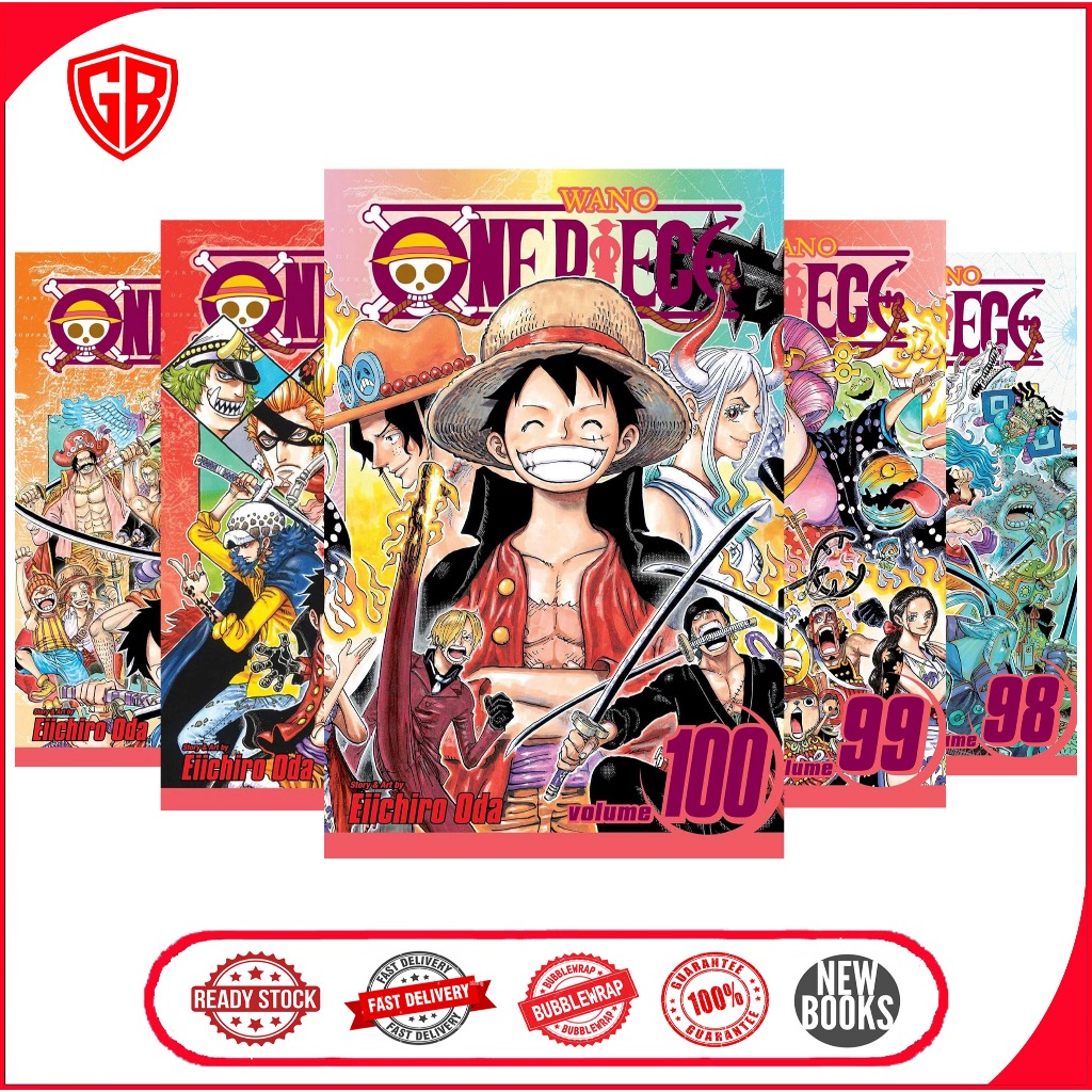 One Piece manga, volume 1-100 (English)