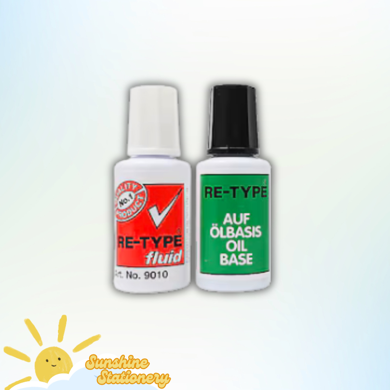 [SET] RE-TYPE Correction Fluid Set 9200 Tip Ex