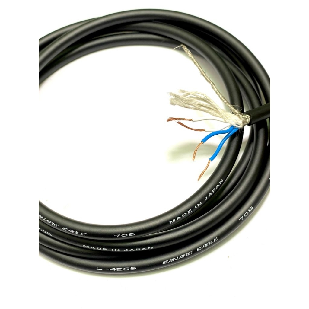 CANARE L-4E6S Original Japan Quad สายไมโครโฟน - สายสัญญาณเสียง Canare L-4E6S และสายไมโครโฟน Canare O
