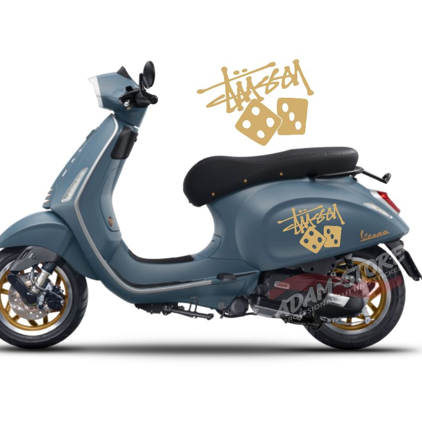 Vespa Matic 150 Motorcycle Sticker // Stussy Sticker / Piaggio Vespa Motorcycle Sticker - VST8
