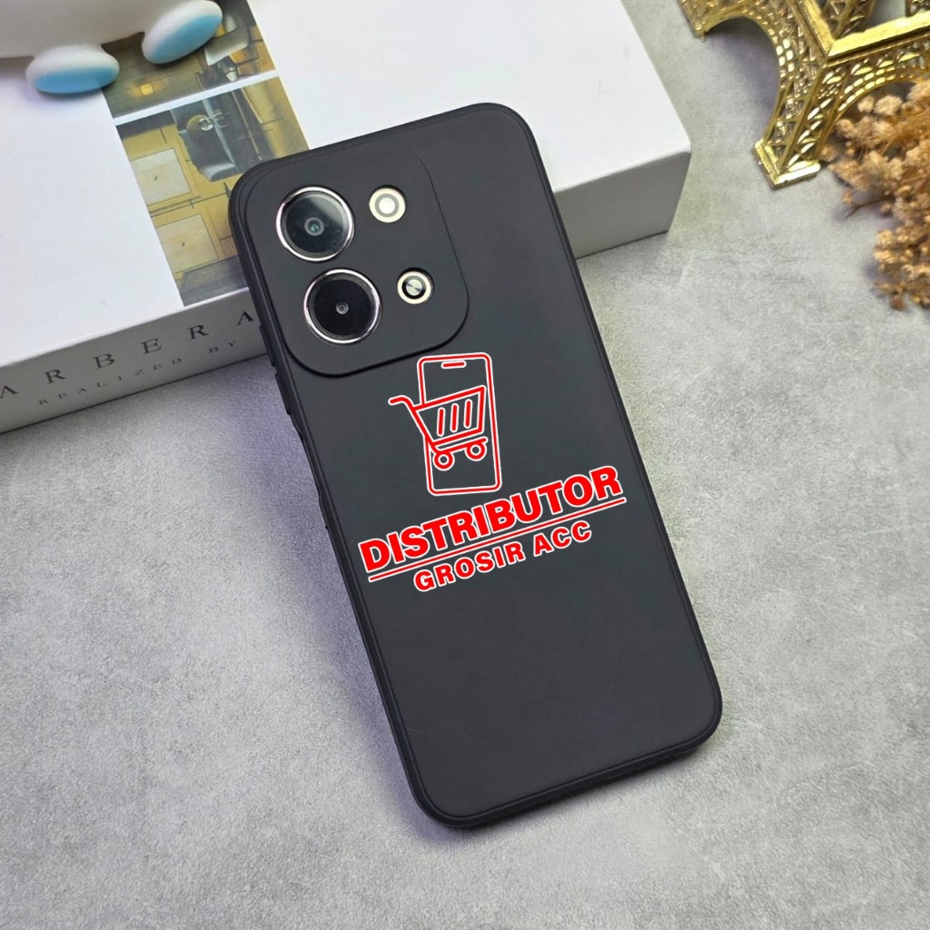 POCO C85 CASE MACAROON BLACK PREMIUM SOFT CASE สีดํา POCO C85 MSB