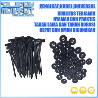 Klip Tali Pengikat Multifungsi Rivet Kabel Ties Universal Clip Serbaguna Baut Pengikat Bumper Fender