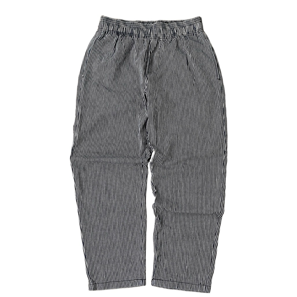 GU Un1qlo Chef Pants Relax Baggy Hickory Stripe Longpants