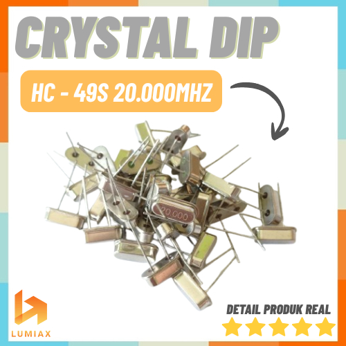 Crystal Dip 49S 20,000Mhz 20,000Mhz 20,000Mhz 20,000 Mhz