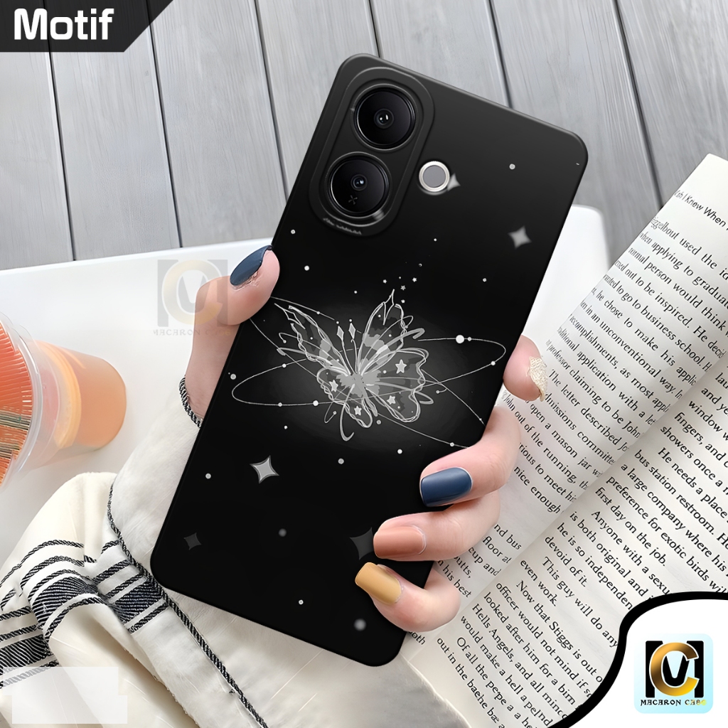 IQOO Z10R Z10 Z9 Z9X Z7 Z7X 5G CASE SOFTCASE SILICON RUBBER PRO CAMERA ผีเสื้อ