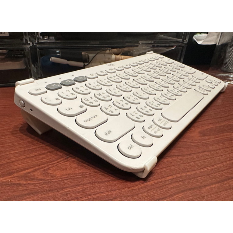 ที่วางขาตั้งพิมพ์ลาย 3D ไรเซอร์คีย์บอร์ด Logitech K380 - ขาตั้งคีย์บอร์ด Logitech K380