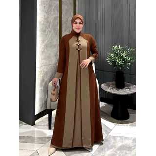 COD Yunna Dress Abaya Matt Sabrina Anti Uv Premium // Gamis Kondangann Wanita Terbaru 2026 // Fashion Wanita Msulimah // Dress Dewasa Super Jumbo M-4XL // Outfit Remaja Simple Elegant