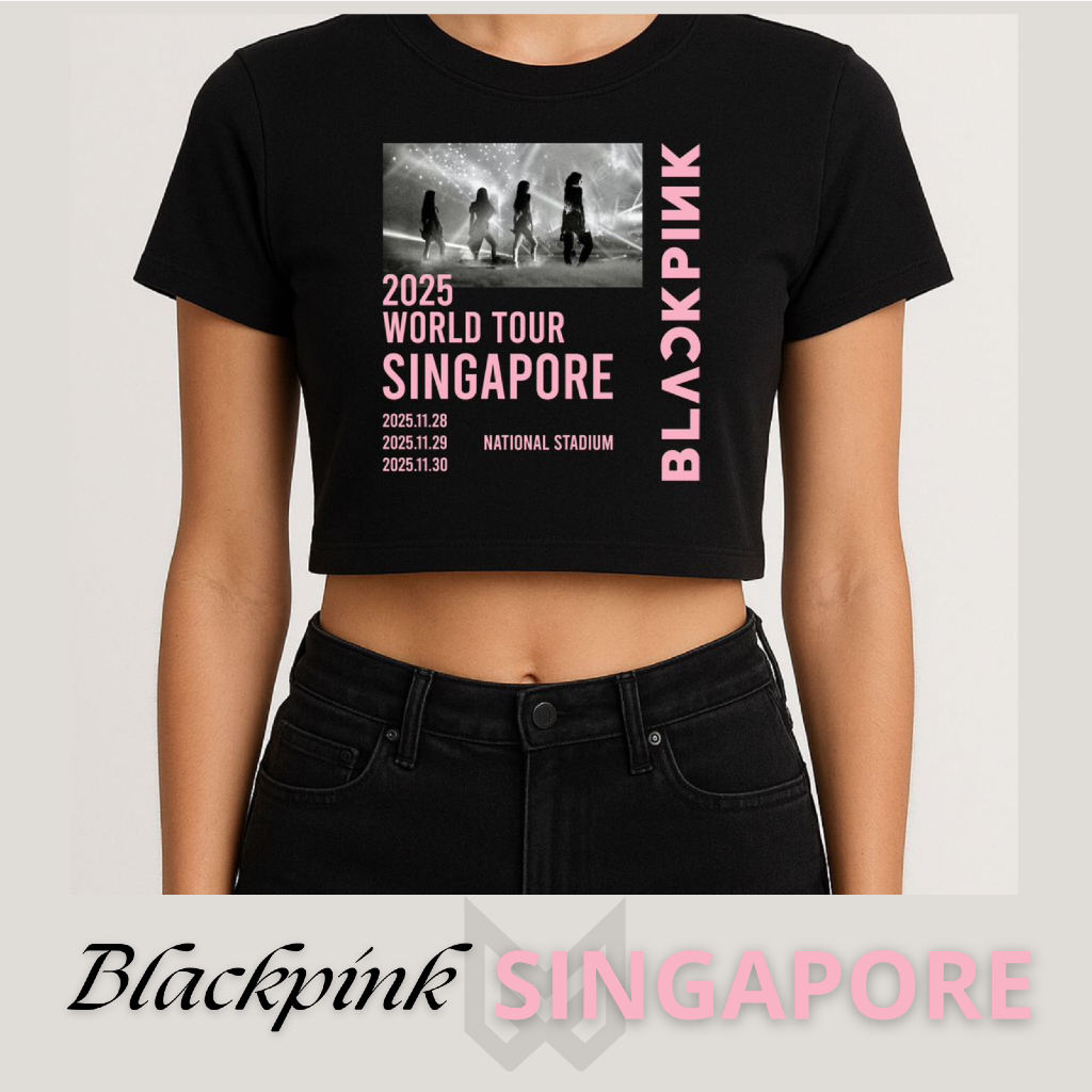 เสื้อครอป Blackpink 2025 DEADLINE Singapore