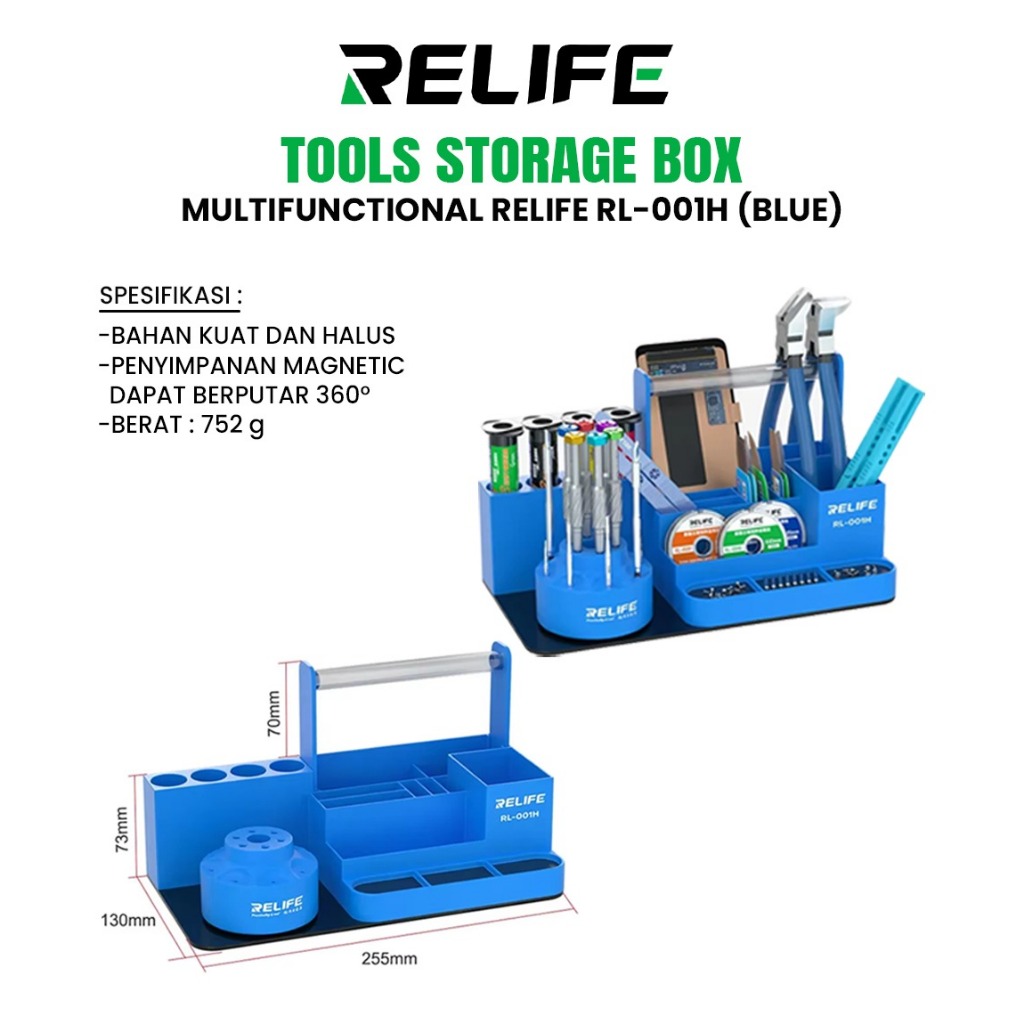 เครื่องมือกล่องเก็บมัลติฟังก์ชั่น - เครื่องมือ RELIFE RL-001H SCREWDRIVER กล่องเก็บของ