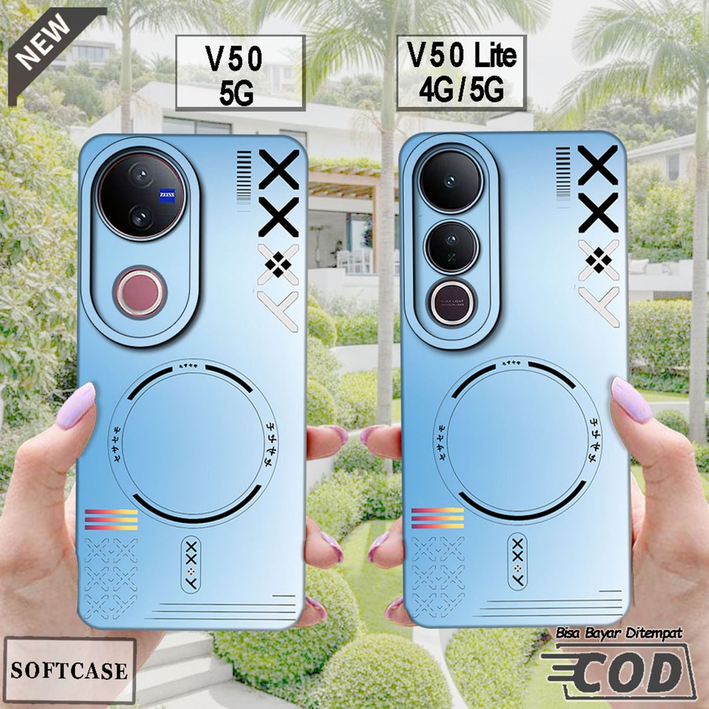 เคส VIVO V50 5G 2025 - เคส VIVO V50 LITE 4G / 5G 2025 _ ปลอกซิลิโคนสีดํายืดหยุ่น