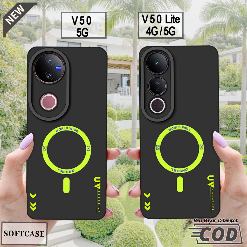 เคส VIVO V50 5G 2025 - เคส VIVO V50 LITE 4G / 5G 2025 _ ปลอกซิลิโคนสีดํายืดหยุ่น