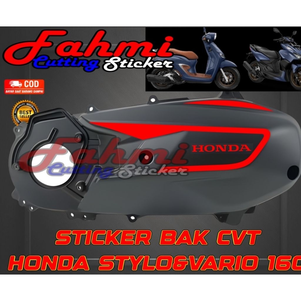 สติ๊กเกอร์ CVT สําหรับ VARIO 160 และ HONDA STYLO 160