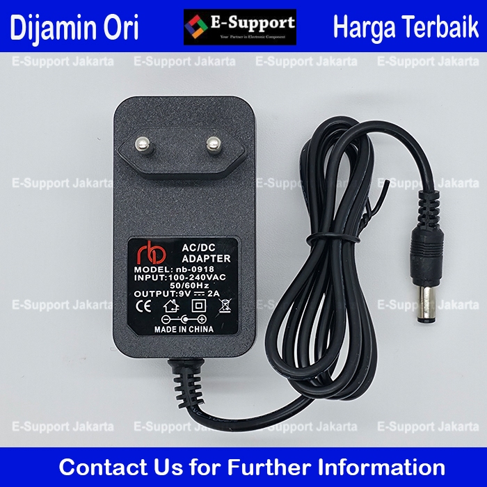 อะแดปเตอร์ 9V 2A ที่ดีที่สุด!! อะแดปเตอร์จ่ายไฟ 2A 9V