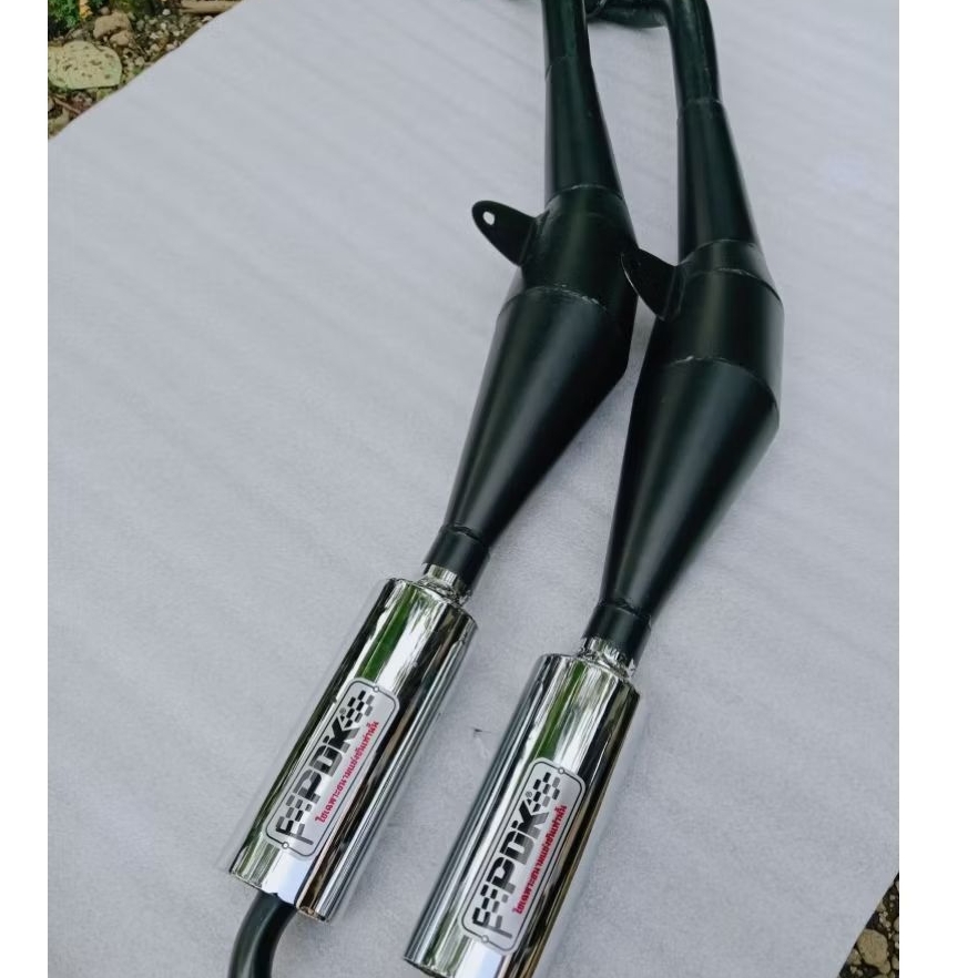 ท่อไอเสีย PDK Fizr Force1 F1zr F1 Yamaha Alfa Y100 bel100 mate111 มาตรฐาน Racing ท่อไอเสีย