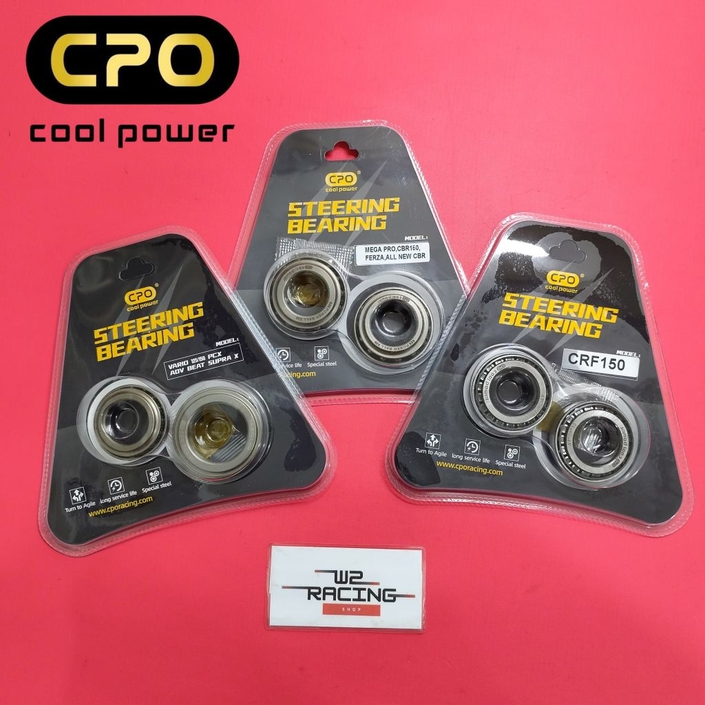 CPO คอพวงมาลัย Vario 125 150 Beat Scoopy PCX ADV Genio Supra X FIT GTR Mega Pro Verza CBR CB CRF 150