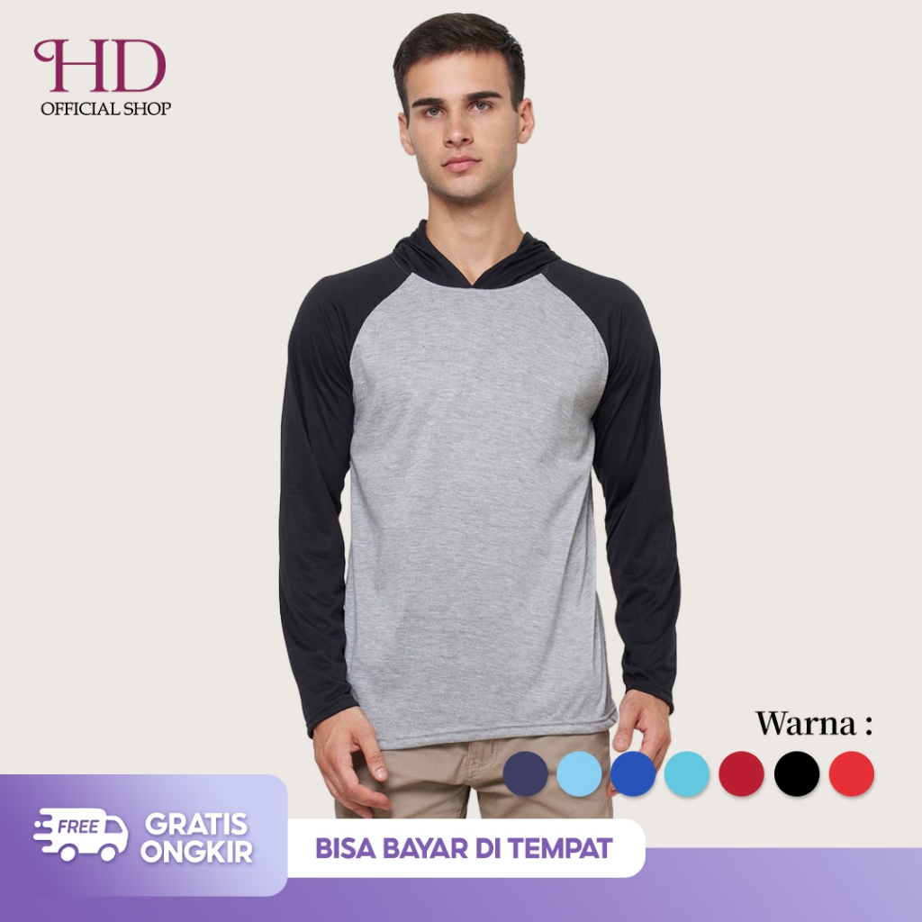 HD Plain Raglan Hoodie T-Shirt / Mens Hat T-Shirt / Mens Raglan Hoodie Shirt / Mens Distro Shirt