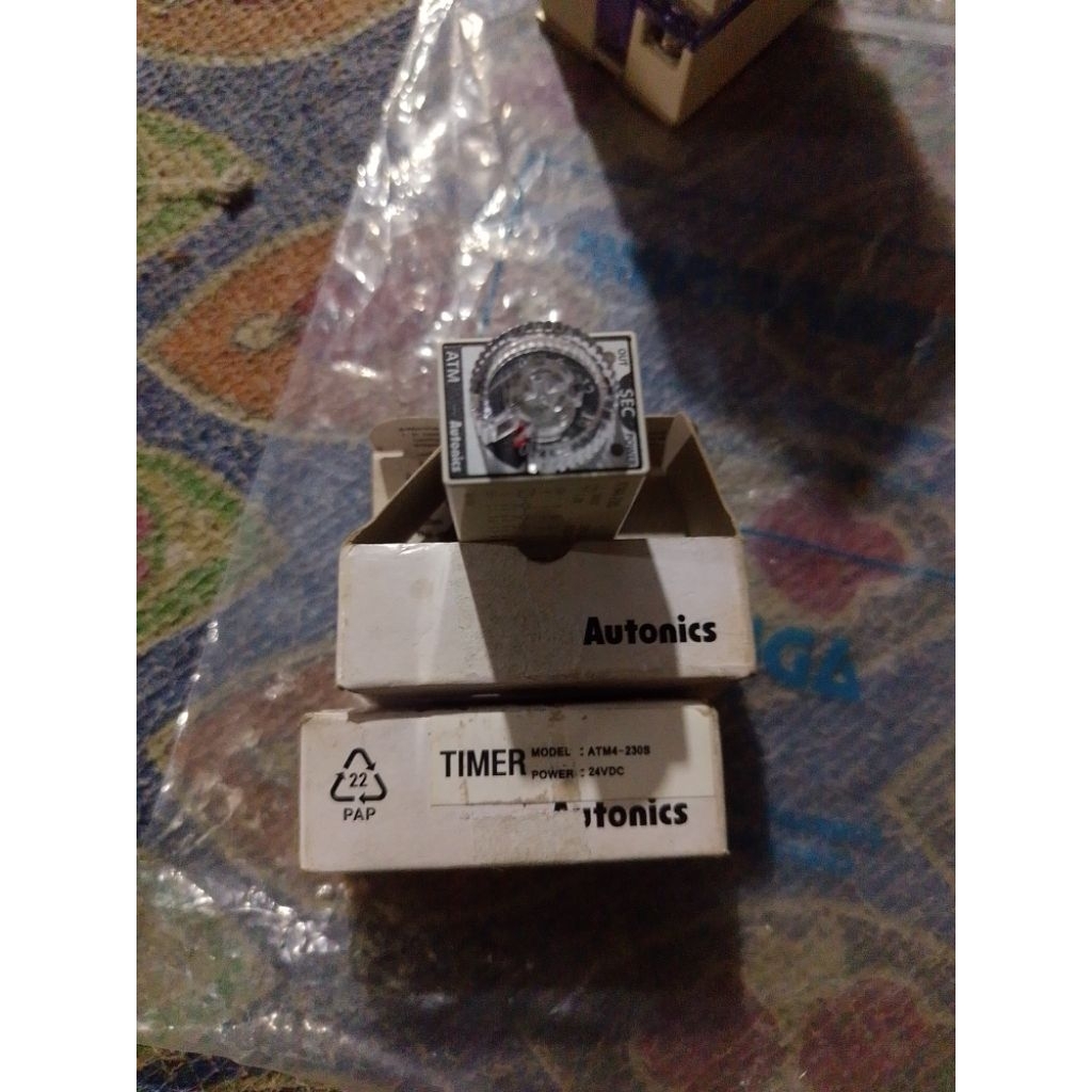 Autonics Analog Timer Miniature MODEL ATM4-230S Power 24 V DC ORIGINAL MADE IN KOREA