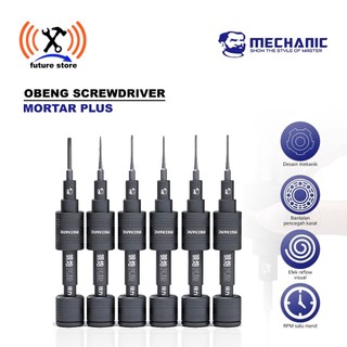 MECHANIC Obeng Satuan Mortar Plus Single Pack Plus T2 1.2 1.5 2.5D (+) 0.6 (Y) 0.8 (star) for iphone - Andeoid -jam tangan - kacamata