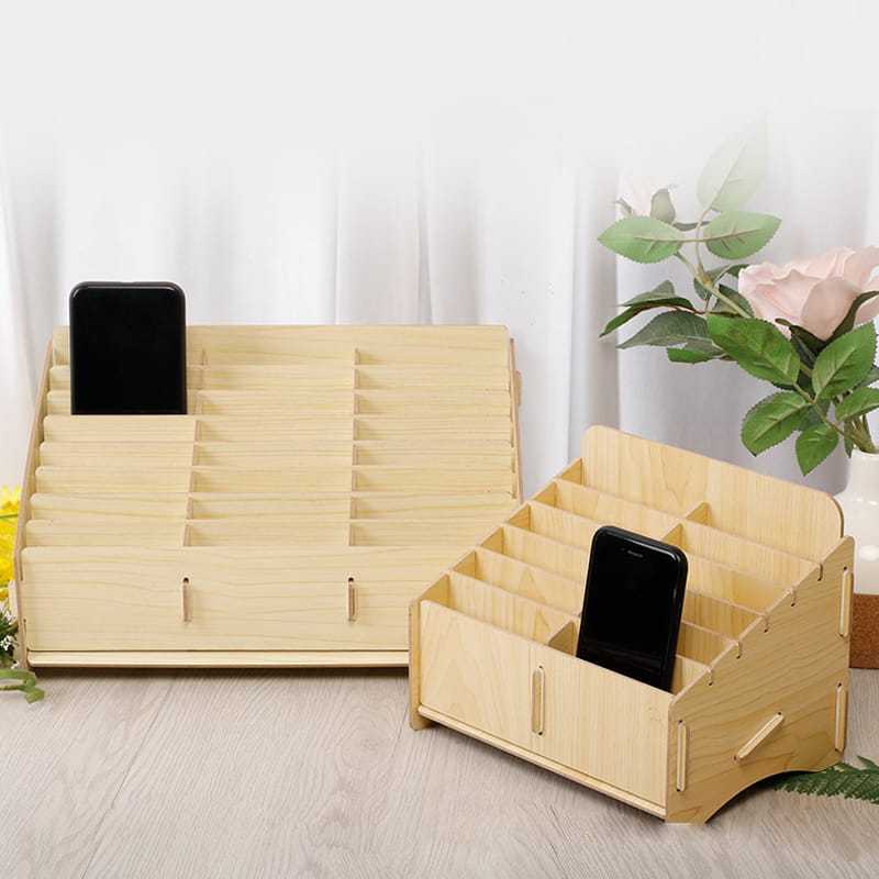HP WOODEN SHELF สําหรับที่เก็บโทรศัพท์แบบเซลล์ / UNIVERSAL WOODEN SHELF / ที่เก็บโทรศัพท์แบบแขวน 12/
