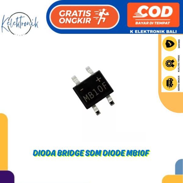 SDM Bridge Diode MB10F MB10 Rectifier Current Rectifier 1000V/0.8A