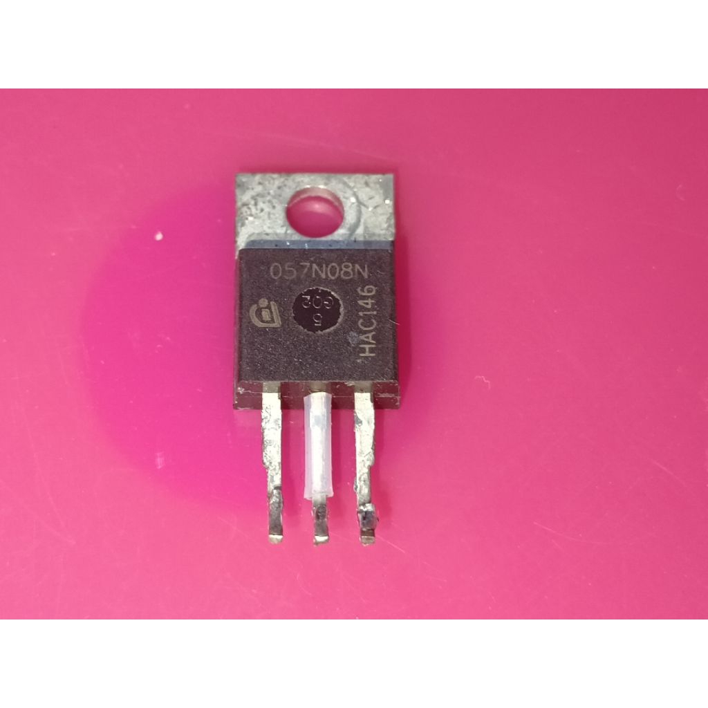 Mosfet 057n08, 80v 80a ถอดเดิม