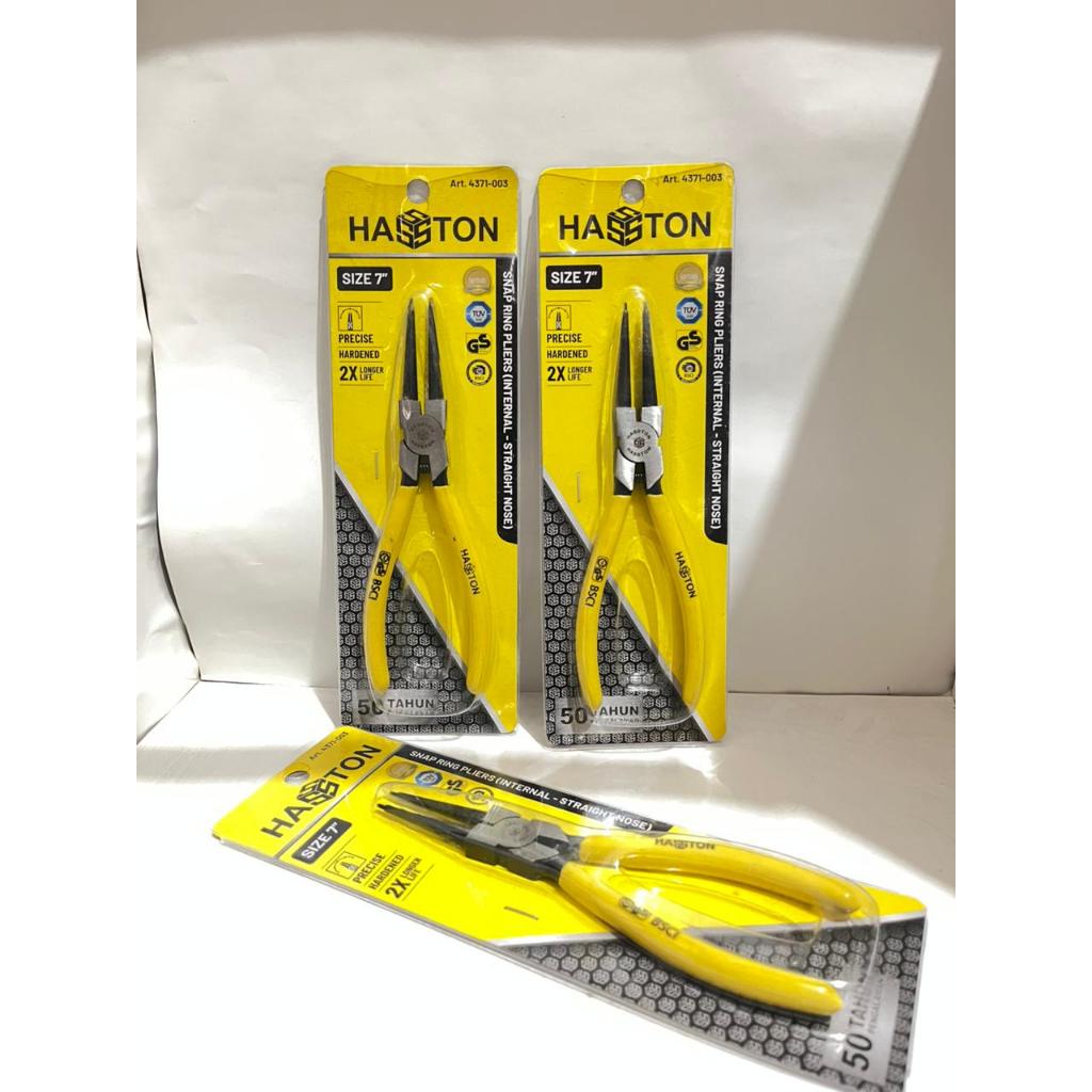 HASTON 7" SNAP RING PLIERS (OPEN STRAIGHT)