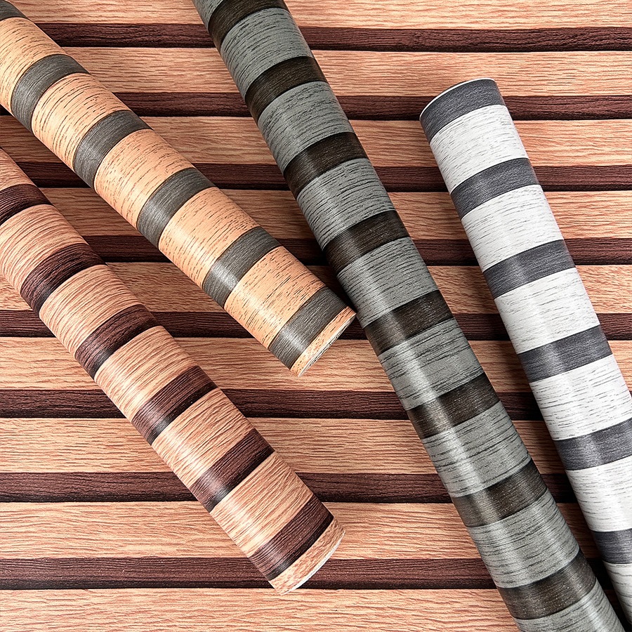 YODAOFFICIALSTORE - BLACK BROWN PANEL WALLPAPER 3.5M TO 4M x 45CM