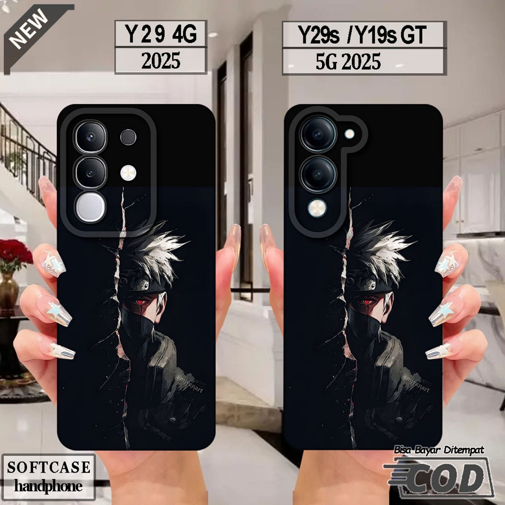 VIVO Y29 4G Silicone - VIVO Y29S - เคส VIVO Y19S GT _เคส softcase สีดําใสยืดหยุ่นสุดเท่