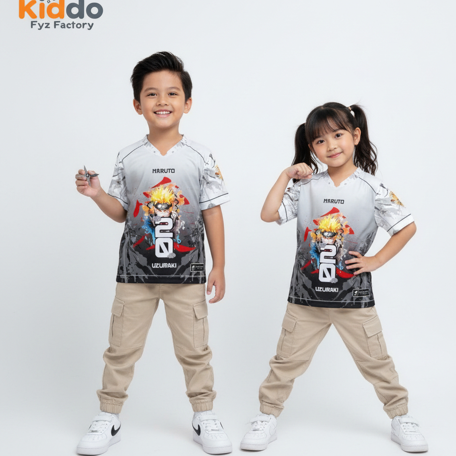 Anime Series Kids Jersey Kids Dryfit Brazil Casual Rugby Streetwear Vintage Hockey Unisex