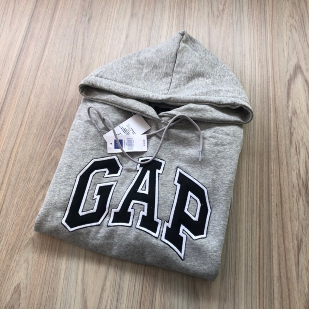 GAP Jacket - Gap Grey Hoodie ปักโลโก้สําหรับผู้ชายและผู้หญิง distro พรีเมี่ยมหนา