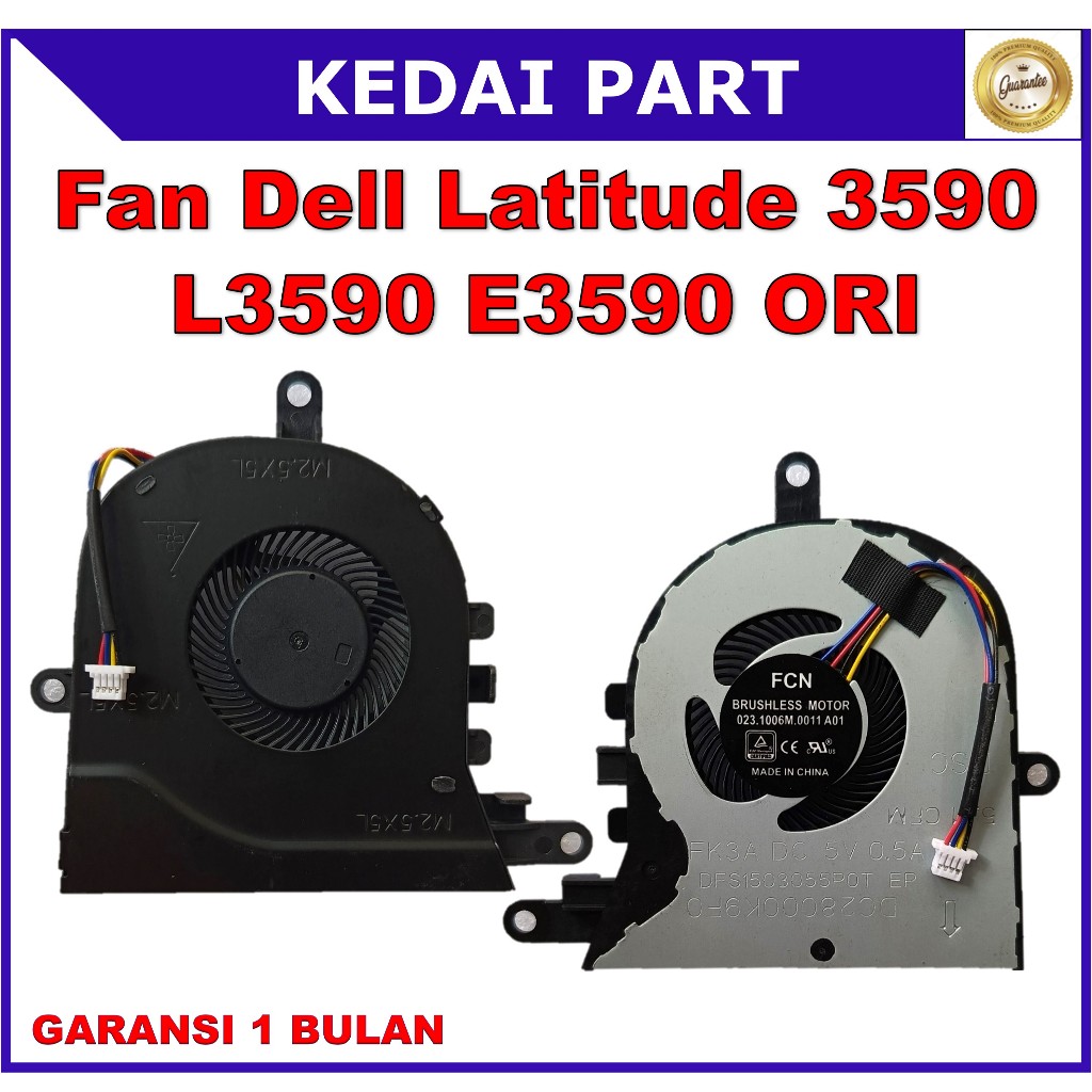 พัดลม Dell Latitude 3590 E3590 L3590 Inspiron 15-5575 15-5770 17-3780 17-3793 ORI