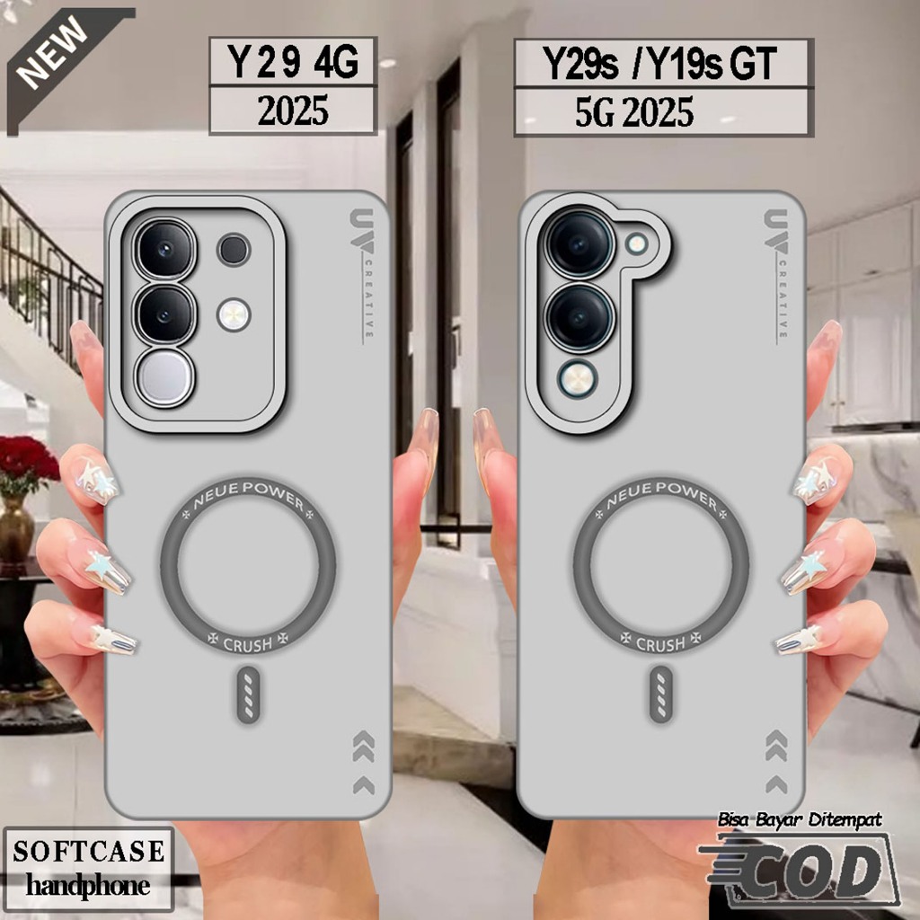 VIVO Y29 4G Silicone - เคส VIVO Y29S - เคส VIVO Y19S GT _เคส softcase สีดําใสยืดหยุ่นสุดเท่