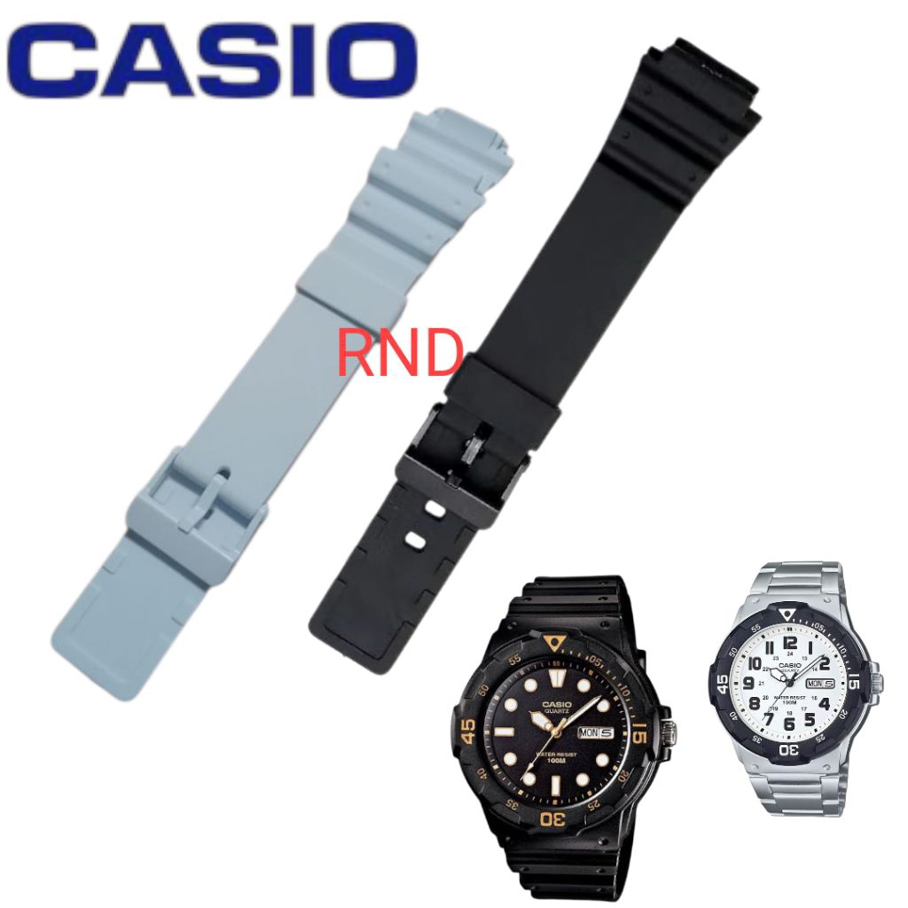 Casio MRW200 MRW-200H MRW210 MRW-210H สายนาฬิกา Casio ยางนาฬิกา Hook MRW200H MRW210H