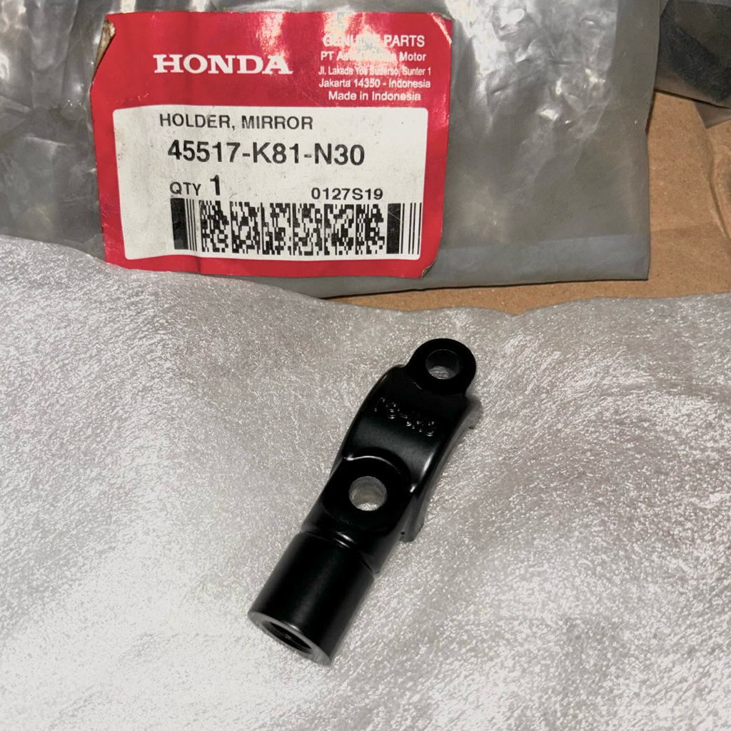 ผู้ถือ Master กระบอกวงเล็บกระจก 45517-K81-N30 Original Honda Genio Beat Street Scoopy Vario Giorno 1