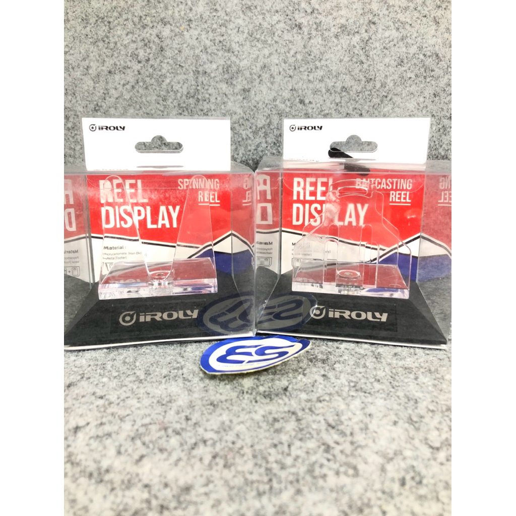 อุปกรณ์เสริมสําหรับตกปลา IROLY REEL DISPLAY REEL STAND SPINNING REEL STAND BAITCASTING