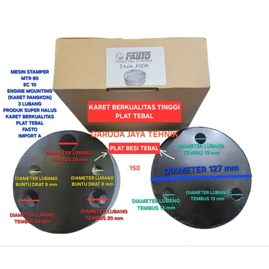 MESIN เครื่องแสตมป์ม้า MTR80 MTR 80 EC10 EC 10. ฐานเครื่องแสตมป์ม้า mtr80 ec10 3 รู ยางคุณภาพ สินค้า