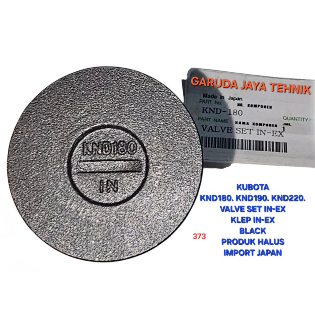 เครื่องยนต์ MESIN Kubota KND180 KND190 KND220 วาล์วในวาล์ว ex ใน ex kubota KND180 KND190 KND220. นํา