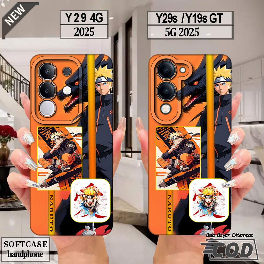 VIVO Y29 4G Silicone - เคส VIVO Y29S - เคส VIVO Y19S GT _เคส softcase สีดําใสยืดหยุ่นสุดเท่