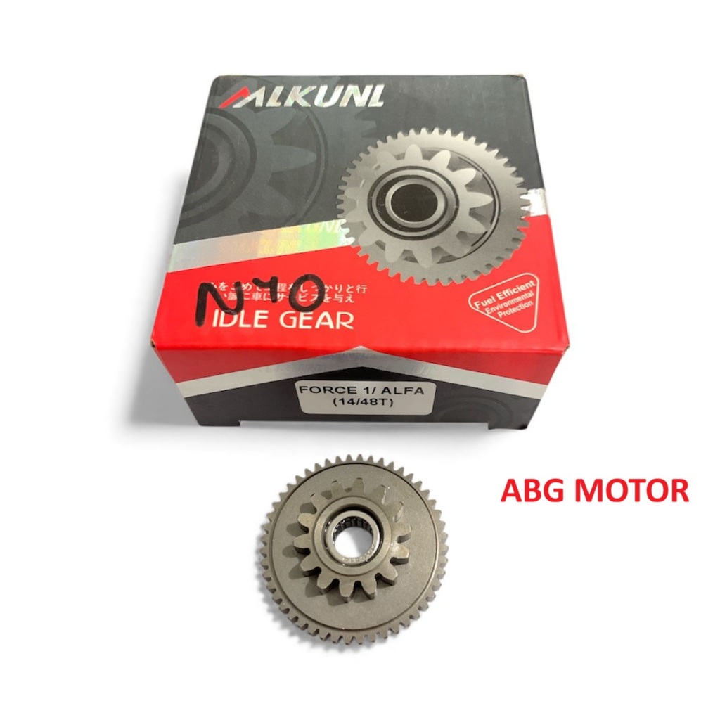 เกียร์ IDLE ขนาดเล็กเกียร์ STARTER FORCE 1 F1 F1ZR ALFA 14/48T MLKUNL ยี่ห้อ