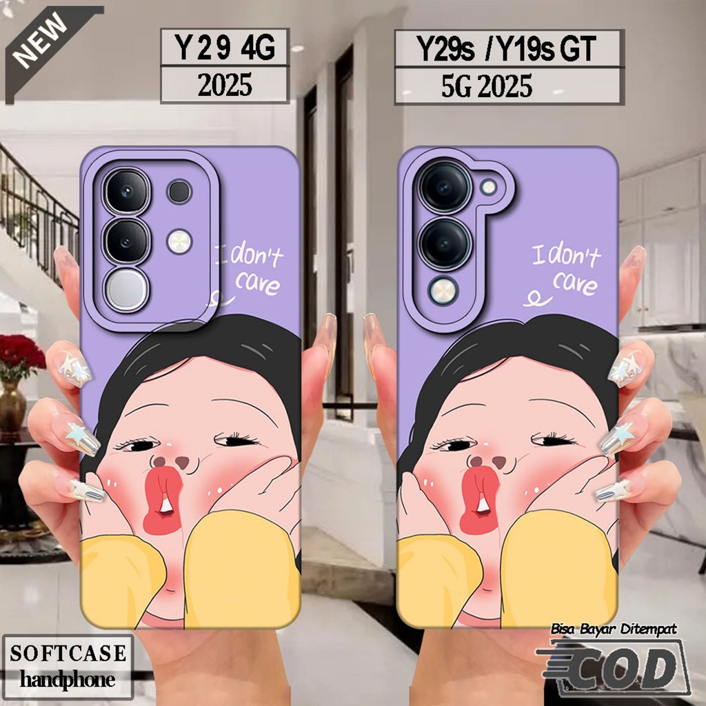 VIVO Y29 4G Silicone - VIVO Y29S - เคส VIVO Y19S GT _เคส softcase สีดําใสยืดหยุ่นสุดเท่