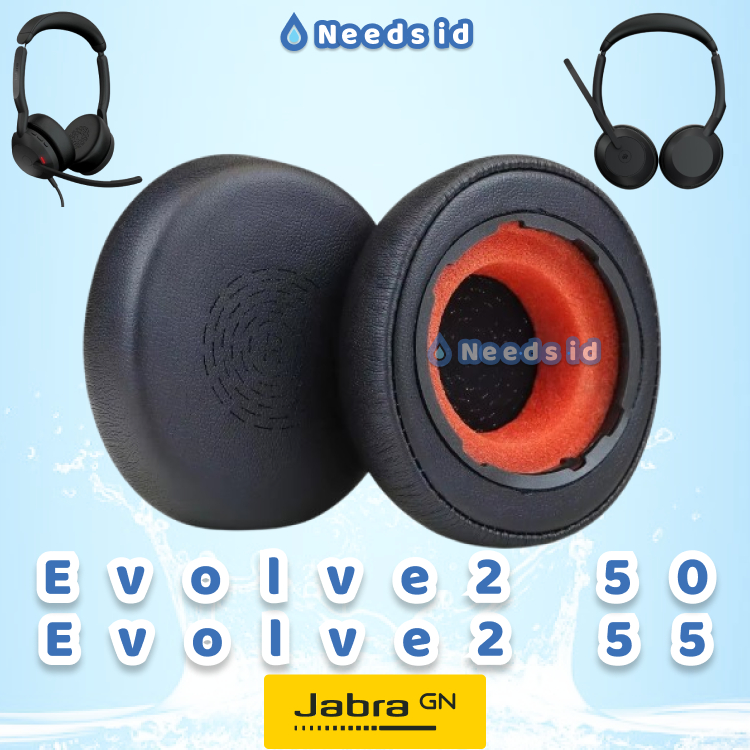 Jabra Evolve2 50 โฟมทดแทน / Evolve2 55 แผ่นรองหูฟัง Earcup แผ่นรองหูฟังเบาะฟองน้ําโฟมเปลี่ยน