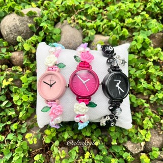 Jam Tangan Serut Manik || Jam Bracelet || Jam Tangan Handmade Terbaru