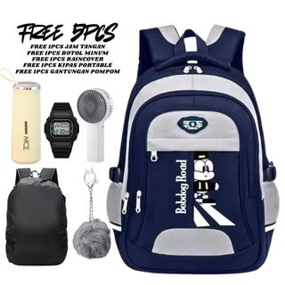 Tas Ransel Anak Sekolah Bobobog sd smp sma laki-laki perempuan multifungsi cocok buat anak cowok cewek backpack kekinian pria keren 2025