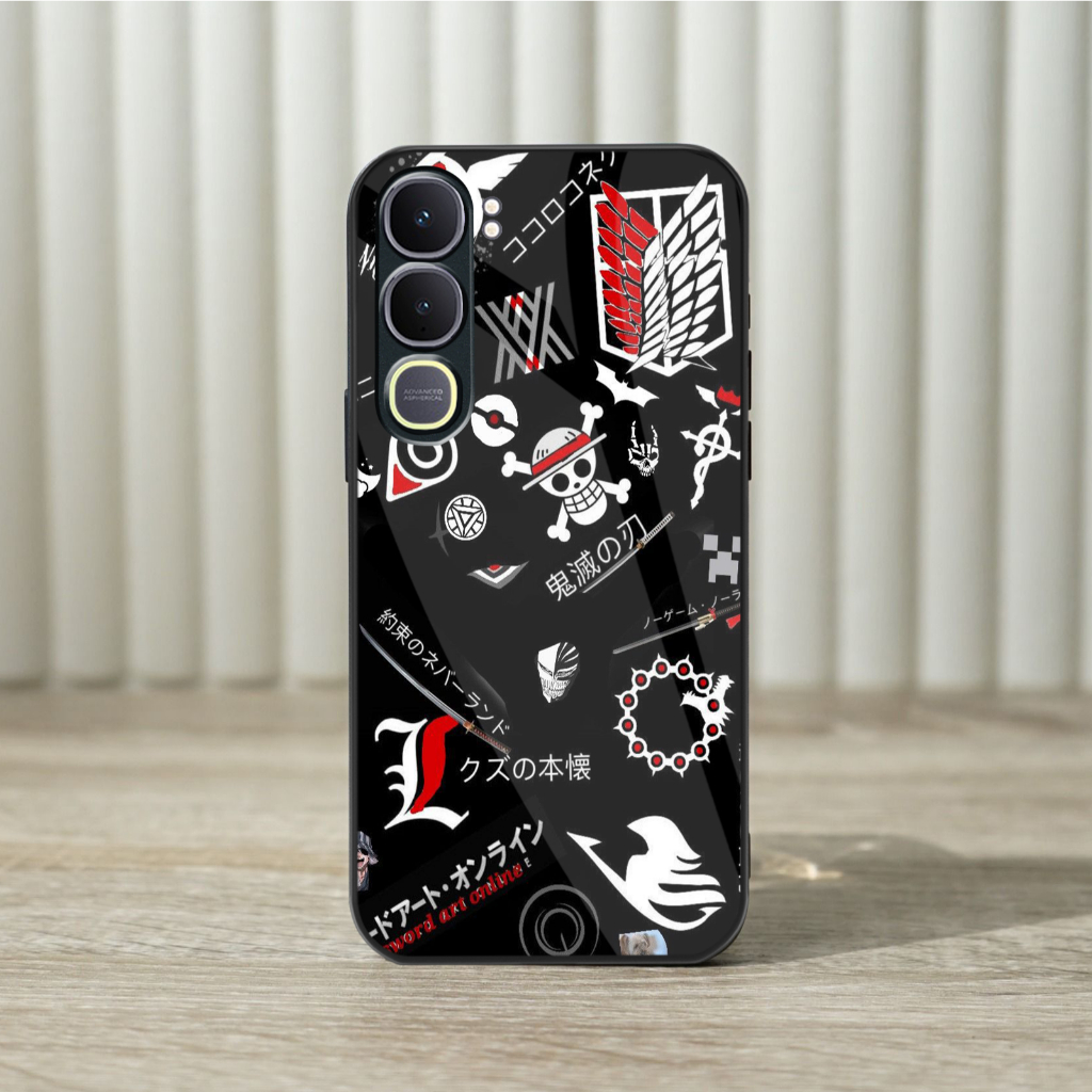 เคส Vivo Y21D Glossy Glass Softcase 2025 [SG01] เคส Vivo Y21D - เคสโทรศัพท์ Vivo Y21D - เคส Vivo Y21